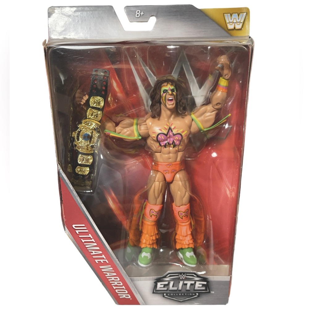 2016 WWE Elite ULTIMATE WARRIOR Lost Legends Flashback Figure Championship Belt